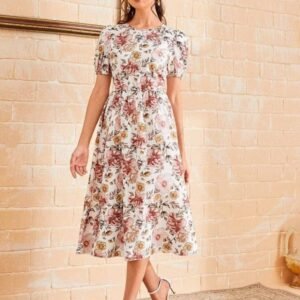 FERY LONDON Floral Print A-Line Dress