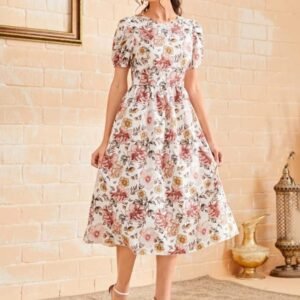 FERY LONDON Floral Print A-Line Dress