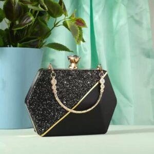 DressBerry Embellished Box Clutch