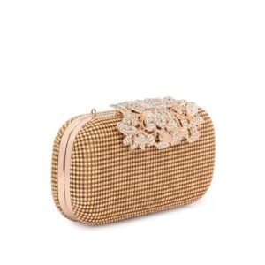 DressBerry Embellished Box Clutch