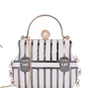 DressBerry Embellished Box Clutch