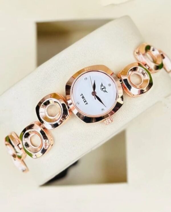 TWIXY Women Analogue Watch with Metallic Strap - Image 3